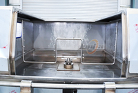 Machine de lavage de paniers et caisses de transport en SUS304, avec bac de lavage et boîtes en plastique