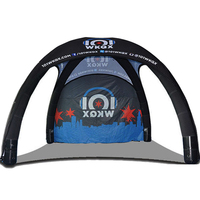 Tente publicitaire gonflable d'extérieur imperméable promotionnelle avec tissu 300D, installation rapide, abri gonflable étanche pour club de yacht