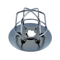 Protection en acier chromé pour sprinklers d'incendie, accessoires de protection incendie