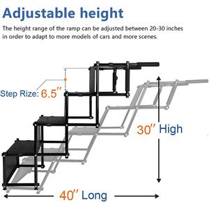 Opvouwbare Grote Hond Stappen Draagbare Huisdier Ladder Ramp Hond Trappen Voor Auto 'S, <span class=keywords><strong>Suv</strong></span> 'S - Product Image 4