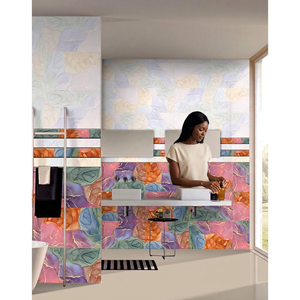 Carreaux muraux en céramique émaillée antibactérienne Vistaar 300x450mm, couleur claire et foncée, brillants, 30x45cm, 12x18, pour intérieur - Product Image 6