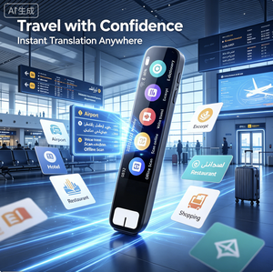 Stylo traducteur scanner IA pour étudiants, traduction vocale 134 langues, numérisation de <span class=keywords><strong>texte</strong></span>, affichage couleur, outil d'apprentissage et de <span class=keywords><strong>lecture</strong></span> - Product Image 4
