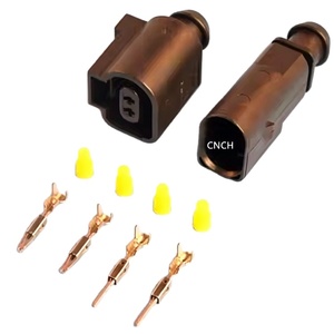 Voor VW Audi 1.5mm 2-weg verzegelde mannelijke vrouwelijke connector kit 1J0 973 802 1J0 973 702 kabelboom - Product Image 1