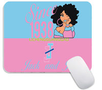 Tapis de Souris Carré Personnalisé TOP LADIES OF DISTINCTION TLOD Sorority, Base Antidérapante en Caoutchouc, Vente en Gros