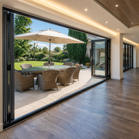 Porte pliante en alliage d'aluminium Eloyd, écran en acier inoxydable, séparation d'espace moderne pour salon de villa, personnalisable, étanche