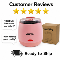 Chauffe-cire professionnel Wax Pro, température réglable, chauffe rapide, certifié CE FCC RoHS ISO, 3 couleurs, OEM ODM