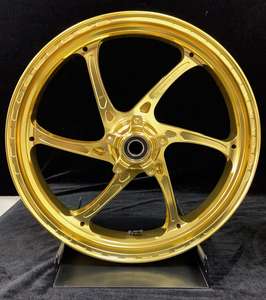 Nuevas llantas de motocicleta de aleación de aluminio forjado anodizado a color, personalizadas de alta gama, precio de fábrica, venta directa para KAWASAKI ZX-10R - Product Image 1