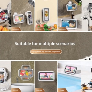 Support mural universel rotatif à 360° étanche et réglable à ventouse pour téléphone de douche de salle de bain – Vente en gros - Product Image 5