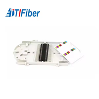 Cassette d'épissure optique de plateau d'épissure de câble à fibre optique FTTH 24 ports avec outil en plastique ABS capacité maximale 48 noyaux