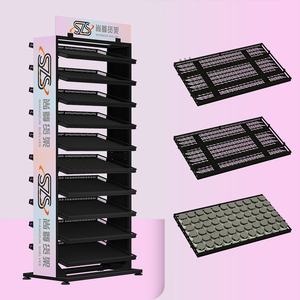 Estante Metálico de Varias Alturas de Buena Calidad Directamente de Fábrica para Exhibición de Esmalte de Uñas en Tiendas - Product Image 1