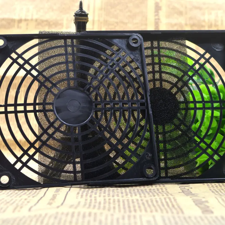 Del Computer in plastica Fan Dust Filter Fan Grill per Ventola Di Raffreddamento Del Radiatore