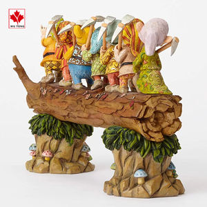 Wutong Resin手作り手作り7人の小人像庭装飾用 - Product Image 3