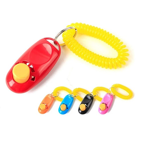 Fabrik Direkt verkauf Gute Qualität Anpassbares Logo Personal isierte Kunststoff Haustier Training Pfeifen riemen Hunde trainer <span class=keywords><strong>Clicker</strong></span> - Product Image 2