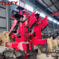 Prix d'usine TLLFY Grue de camion à bras articulé pliable 4 étapes 10 tonnes avec télécommande sans fil en option