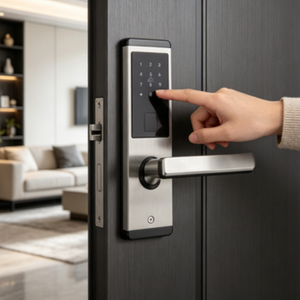 Nuovo Arrivo Serratura Intelligente a Doppio Strato in Acciaio Inox con Tastierino a Combinazione, Tre Colori, per Porte di Sicurezza di Casa e Hotel - Product Image 3