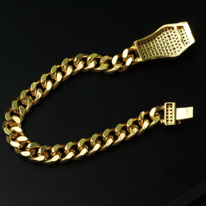 Accesorio popular y versátil 2025A en Instagram: una pulsera de circonitas cubanas de 17mm hecha de cobre <span class=keywords><strong>Croton</strong></span> - Product Image 6