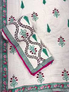 Nouvelle marque Jaipuri Style 100% couette en coton biologique 100% couette en coton biologique fabriqué en Inde produit doux et confortable - Product Image 2