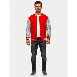 Blousons Bomber en Toile Personnalisés Grande Taille pour Hommes FINER THREADS – Manteaux Universitaires Brodés à Col Montant pour l'Hiver – Vente en Gros - Product Image 1
