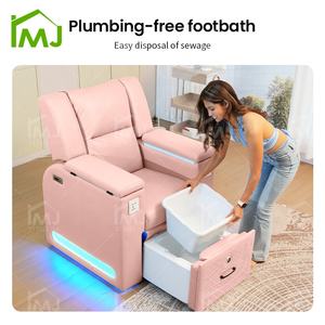 Station de Salon de Manucure Fauteuil Évier Spa pour les <span class=keywords><strong>Pieds</strong></span> sans Tuyaux Chaise de Pédicure de Luxe et Manucure - Product Image 4