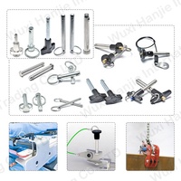 Fabricant OEM 10mm couleur bouton-poussoir tasse poignée à dégagement rapide billes goupilles de verrouillage finition unie
