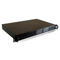Châssis de montage en rack / boîtier de bureau le plus compact 1U, profondeur 9,84 pouces uniquement pour système MINI ITX EKI-N125D