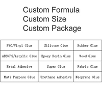Resin Epoksi Serbaguna untuk Kayu, Logam, Kain, Uretan, Neoprene, PVC/Vinyl, Karet Silikon, ABS/PS/Akrilik, Lem Super, Perekat, Sealant