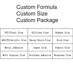 Ulti-use popoxy esesin OOD etal Abric reretan eeoprene PC C/Vinyl iliilicono ububber ubub/ Pcycy/ Arcylic uper lue dhdhesive eealant