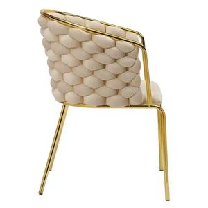 Ensemble de table et de chaises de négociation de style nordique simple et luxueux pour café, salon de thé, dessert, réunion, loisirs, repas - Product Image 2