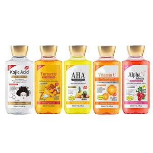 Marque privée Alpha Arbutine Sérum <span class=keywords><strong>Anti</strong></span>-Taches Acide Kojique AHA Formule Liquide Sérum Visage et Corps Éclaircissant Blanchiment 300ml - Product Image 1