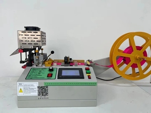 Коммерческая горячая и холодная машина для резки Высококачественная профессиональная машина для резки ленты круглая машина для резки крюка и петли - Product Image 5