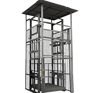 Ascenseur de fret hydraulique à charge lourde, élévateur vertical renforcé pour usage industriel en entrepôt et construction - Product Image 5