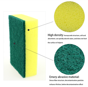 Hot bán rửa chà miếng bọt biển nhà bếp dày Scrubber pad làm Sạch Cọ Rửa miếng bọt biển cọ rửa miếng bọt biển - Product Image 2