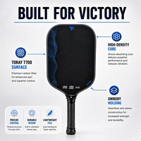 Vente en gros de raquettes de pickleball Gen 5 Waves Foam Core approuvées par l'USAPA, allongées, en fibre de carbone Toray T700, 16 mm, haute rotation, raquette professionnelle