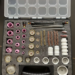 UPPER WP17/18/26 Lente de Gas Grande <span class=keywords><strong>4GL</strong></span> 153 Kits 1.6/2.4/3.2mm Antorcha TIG Consumibles de Soldadura - Product Image 1