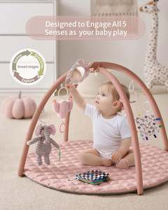 Gimnasio de Actividades de Desarrollo por Etapas y Tapete de Juego para Bebés y Niños Pequeños - Product Image 4