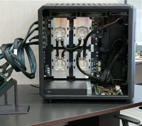 Dispositivo de Expansión de Computación Externa con 4 GPU V100 de Gran Capacidad, 16GB/32GB, Refrigeración Líquida