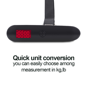 Bright Red Backlight Function 50kg Digital Potable <strong>Scale</strong> Household Use <strong>Weighing</strong> Objects <strong>Luggage</strong> <strong>Scale</strong> - Product Image 5