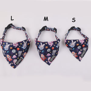 طوق باندانا بوليستر للحيوانات الأليفة طوق بطباعة وشاح متعدد التصميمات يبرد طوق باندانا للكلاب مع مشبك قابل للتعديل - Product Image 4