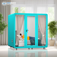 Lits modulaires en acier personnalisés, lits superposés à double capsule, cabines de couchage pour hôtel, bureau, entrepôt, extérieur