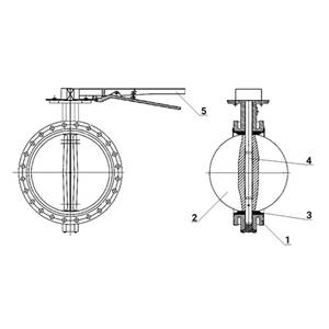 Robinet en fonte GGG40/EN-GJS-400-15 DNOVA WBV1331E-2W-F-H 16 Bar à bride manuel WBV1331E-2W-F-H 78 WBV1331E-2W-F-H le WBV1331E-2W-F B - Product Image 3