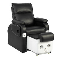 Fauteuil de salon de manucure électrique en cuir PU, design moderne et simple, pour salon commercial, soins capillaires, bain de pieds, massage ML-03