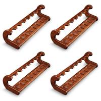 Support de pipe traditionnel en bois de Sapele, artisanal et réutilisable, support de présentation créatif en forme de C, décoration de bureau de direction