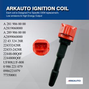 Bobine d'allumage haute performance ARKAUTO 22433-2428R A2819060000 UF808 pour NISSAN <span class=keywords><strong>RENAULT</strong></span> SMART Fortwo W453 0.9T 1.0 1.2T 1.6 1.8 - Product Image 4