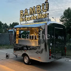 Nouvelle conception, cuisine mobile extérieure personnalisée, camion de cuisine mobile pas cher, remorque de barbecue à vendre - Product Image 5
