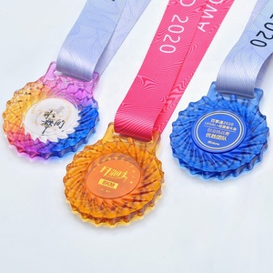 Medaglia in Cristallo Ecologica Jadevertu Luli, Incisa al Laser e Sabbiata, per Premiazioni Sportive, Riconoscimento Personalizzato - Product Image 6