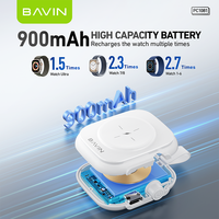 BAVIN innovation 900mah PC1081 banque d'alimentation sans fil pour montre intelligente smartwatch