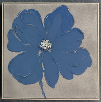 Décoration d'intérieur, œuvre d'art sur toile faite à la main, peinture moderne texturée blanche épaisse, art mural abstrait 3D