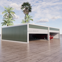 Maison préfabriquée en conteneur à un étage OEM, panneau sandwich, conception en kit pour supermarché, entrepôt, bureau, utilisation de 1 an