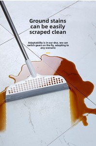 <span class=keywords><strong>Balai</strong></span> de nettoyage pour salle de bain à domicile, grattoir de sol 2 en 1 humide et sec pour balayer et nettoyer l'<span class=keywords><strong>eau</strong></span>, outil de douche à séchage rapide - Product Image 5