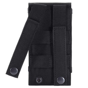 กระเป๋าคาดเอวลายพรางยุทธวิธีสีดำสำหรับโทรศัพท์มือถือขนาดใหญ่พร้อมส่ง - Product Image 3